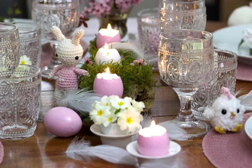 Une jolie table pour Pâques.