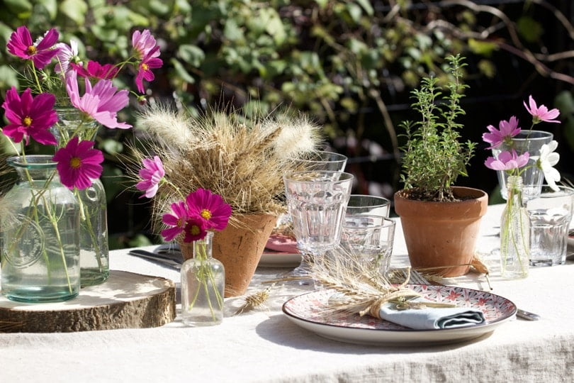 Une belle Table d'été champêtre.