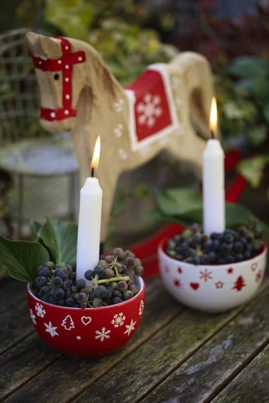 décoration de Noël de dernière minute avec du lierre